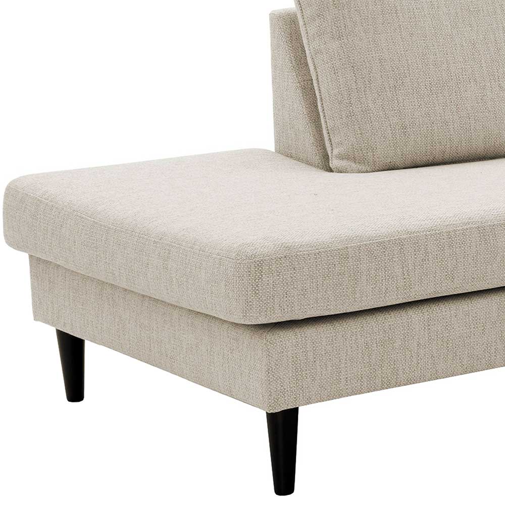 Moderne Eckcouch in Creme - Bentema