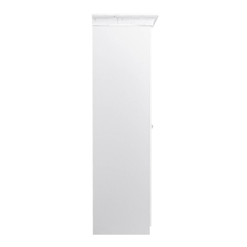 Modern Country Style Kleiderschrank in Weiß - Kazanova