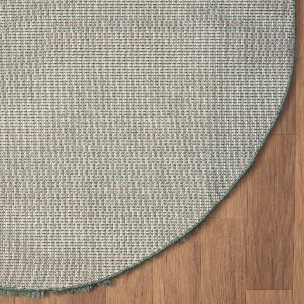 Grüner Teppich mit 4 cm Hochflor - Pereza