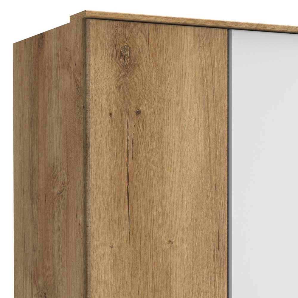 Schlafzimmerschrank im Holz Look Plankeneiche - Curacao