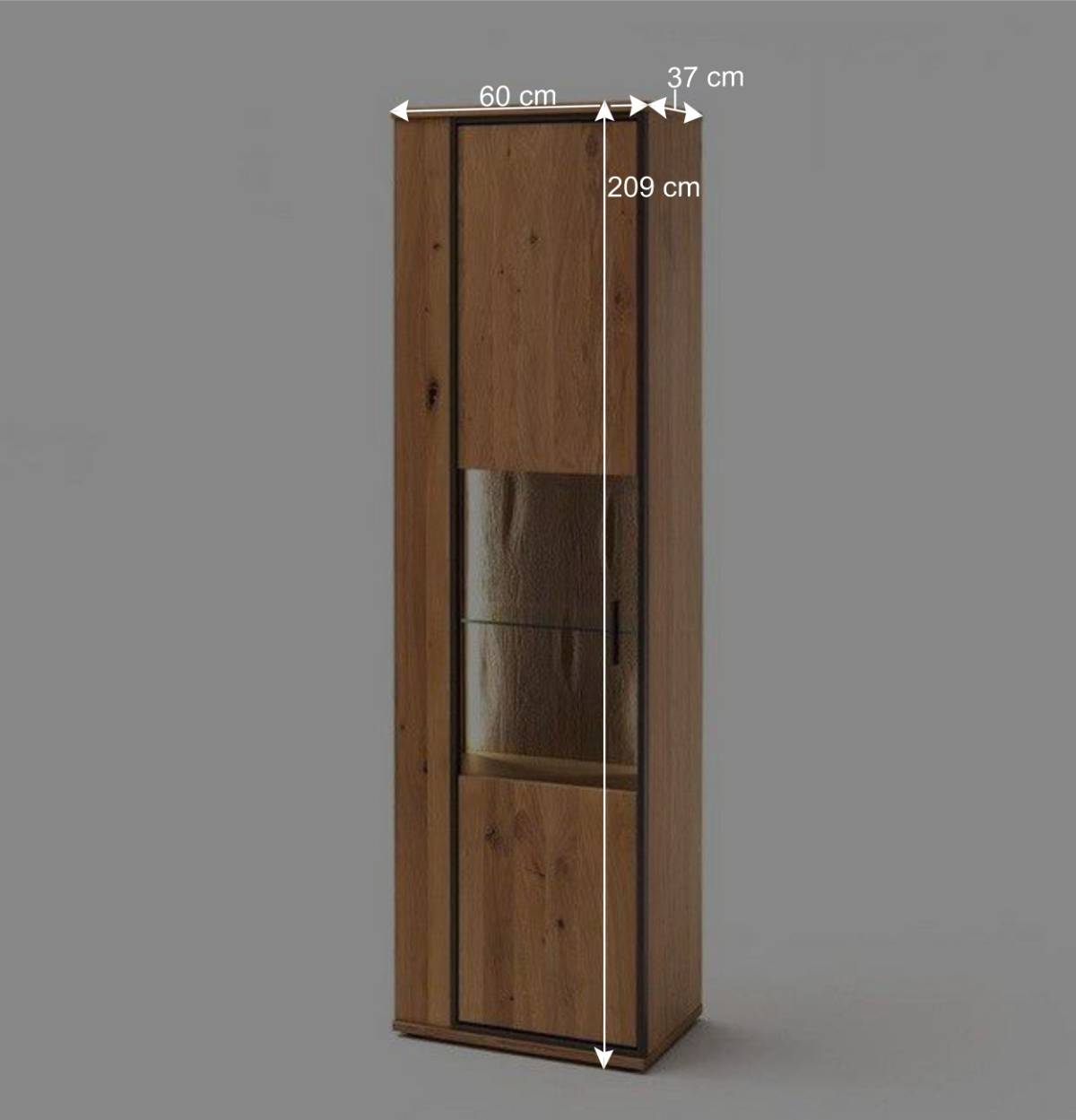 Wohnzimmer-Schrank mit Glas Einsatz - Vedreda