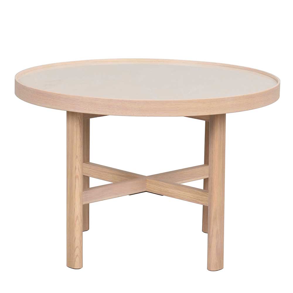 Runder Sofatisch mit Keramikplatte - Planconta