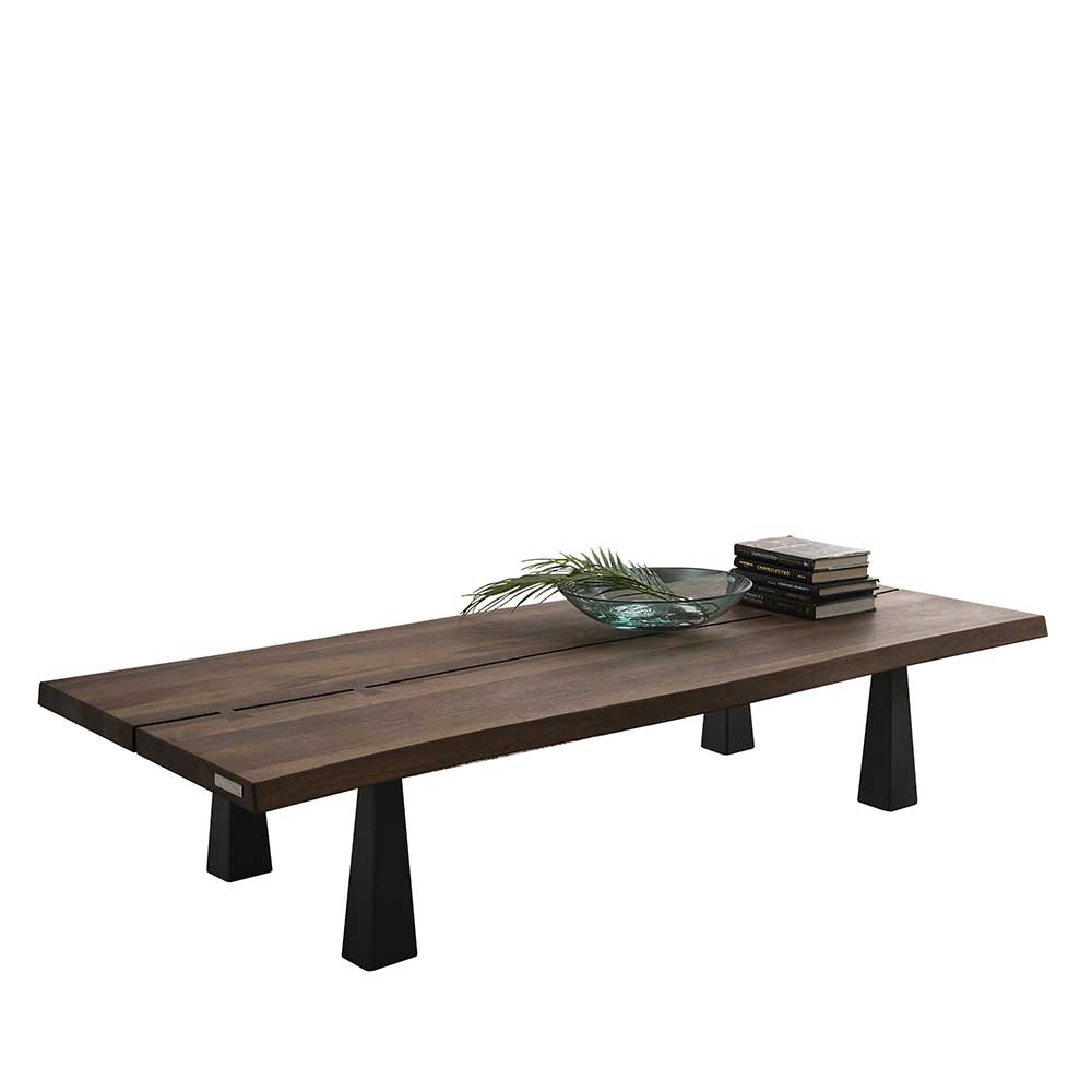 Design Couchtisch aus Nussbaum geschliffen & geölt - Lively
