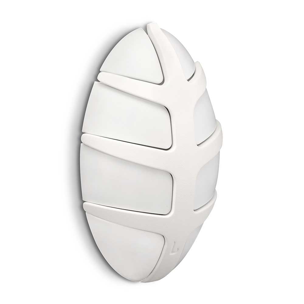Weiße Design Klapphaken in Oval - Egetaria