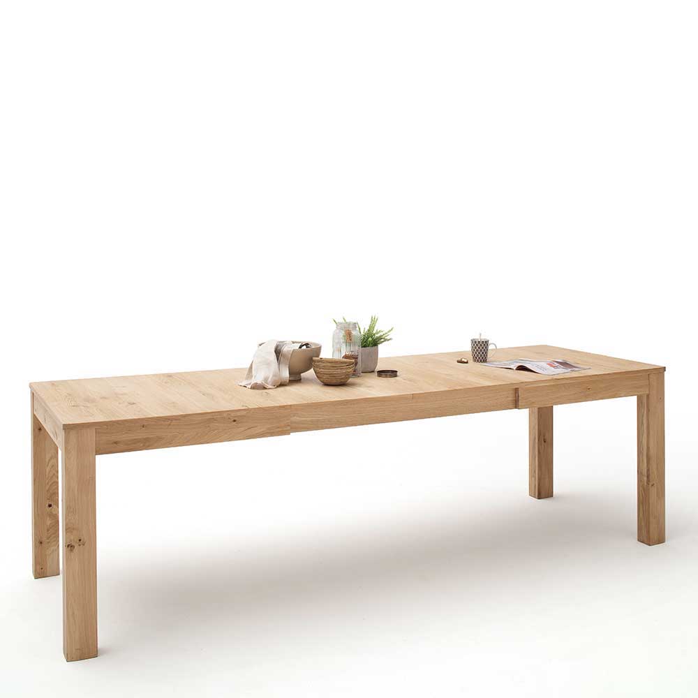 Esszimmer Tisch mit 2 Einlegeplatten - Crokas