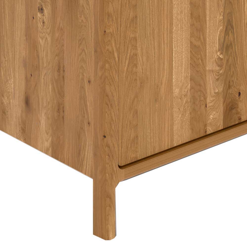 Kombi-Sideboard aus Wildeiche Massivholz - Laida