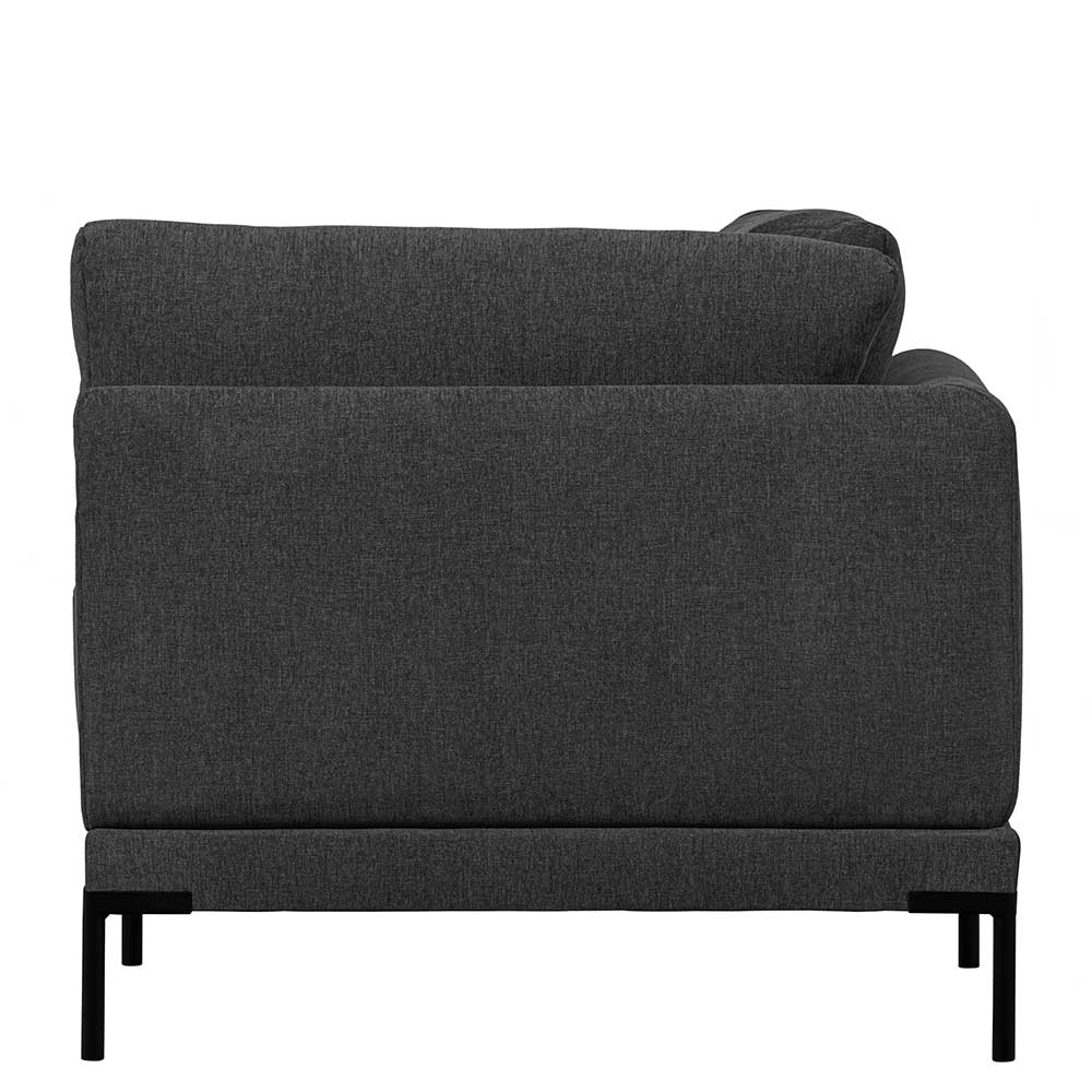 Dunkelgraues Eckelement Modulsofa - Marietta