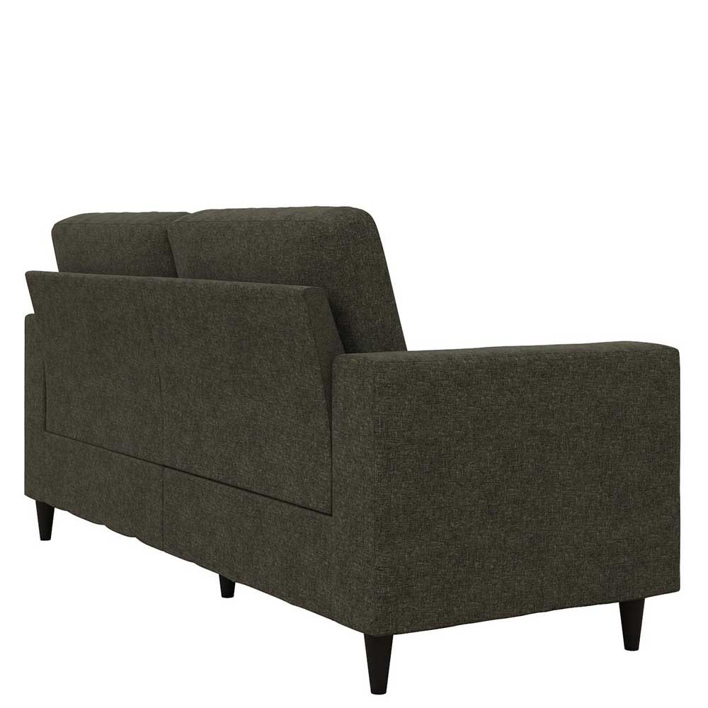 Wohnzimmer Sofa in Grau Stoffbezug - Alicia