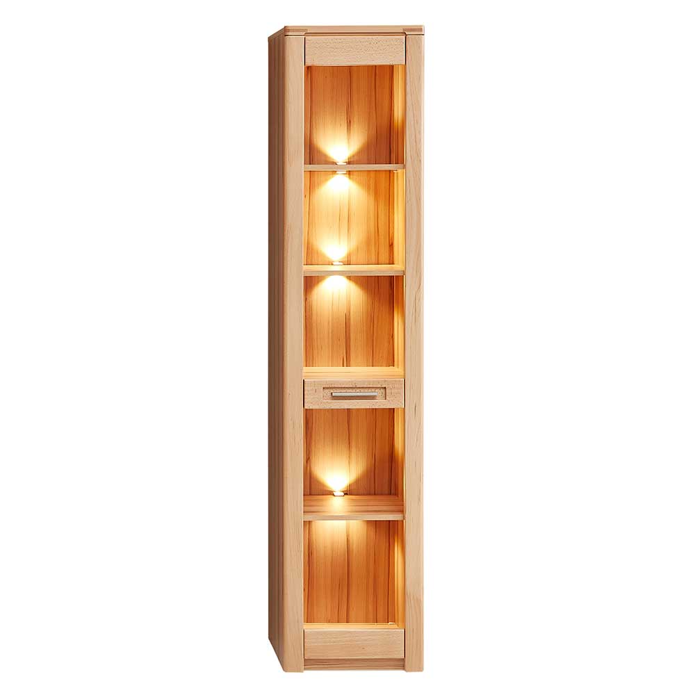 Kernbuche Vitrine mit einer Tür - Amyonta