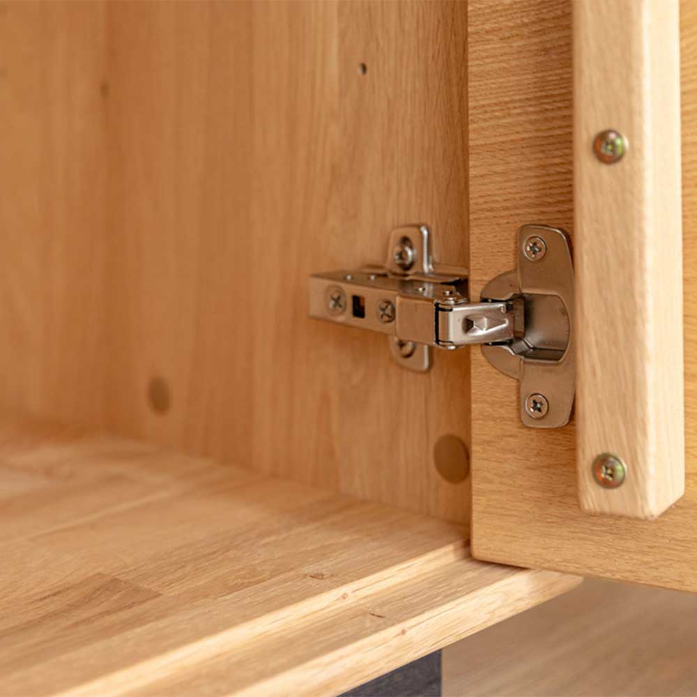 Eichenholz Highboard Vitrine modern - Judita