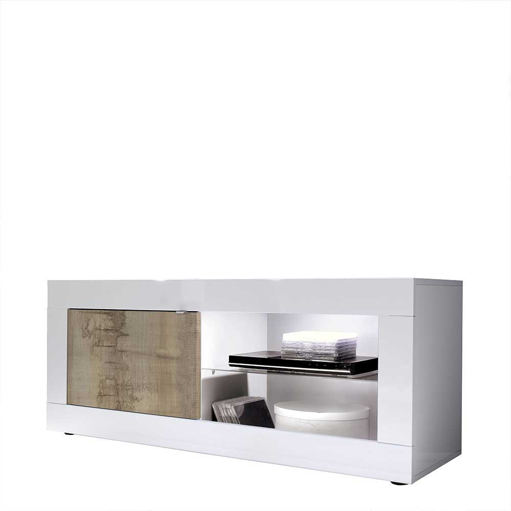 TV Anbauwand Kombination modern - Olvenion (dreiteilig)