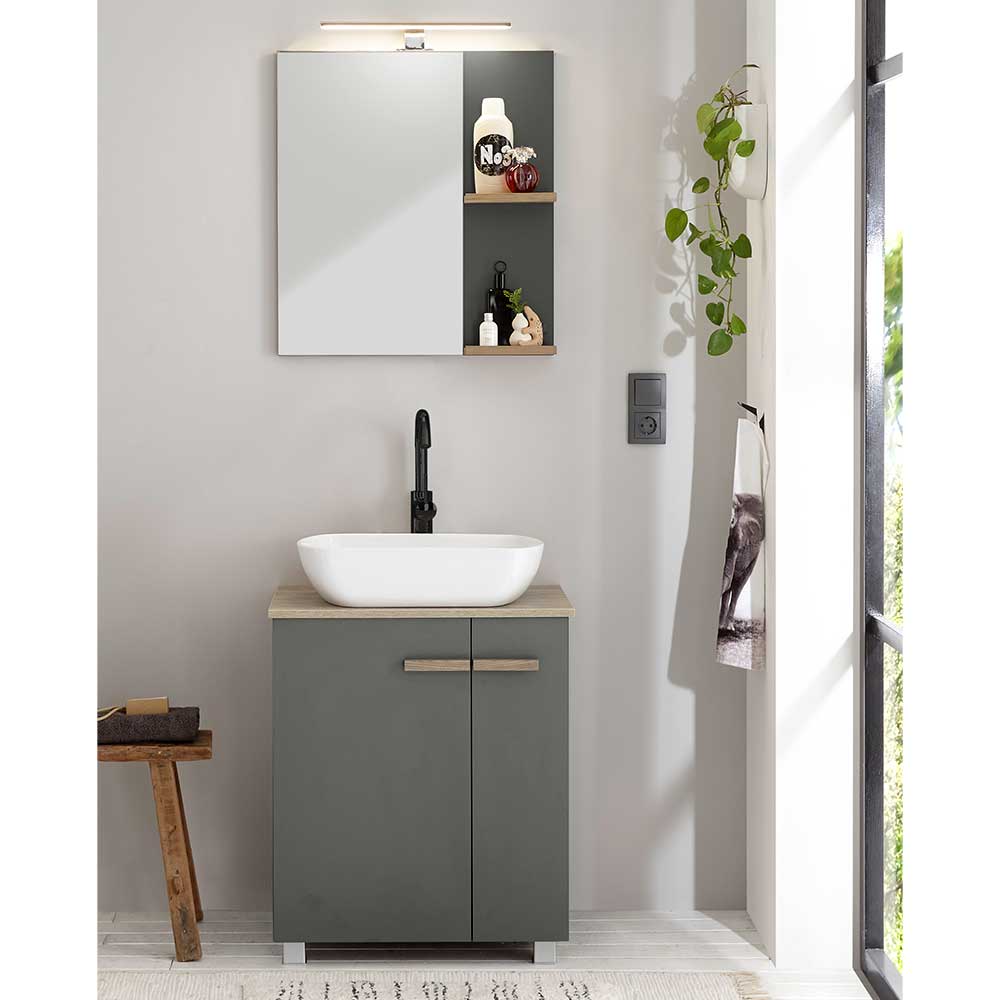 Design Waschplatz fürs Bad Set - Inlenzia (zweiteilig)