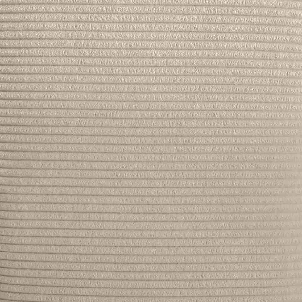 Gerippter beiger Stoffbezug mit feiner Textur für den Big Sessel und Hocker Set – Jony