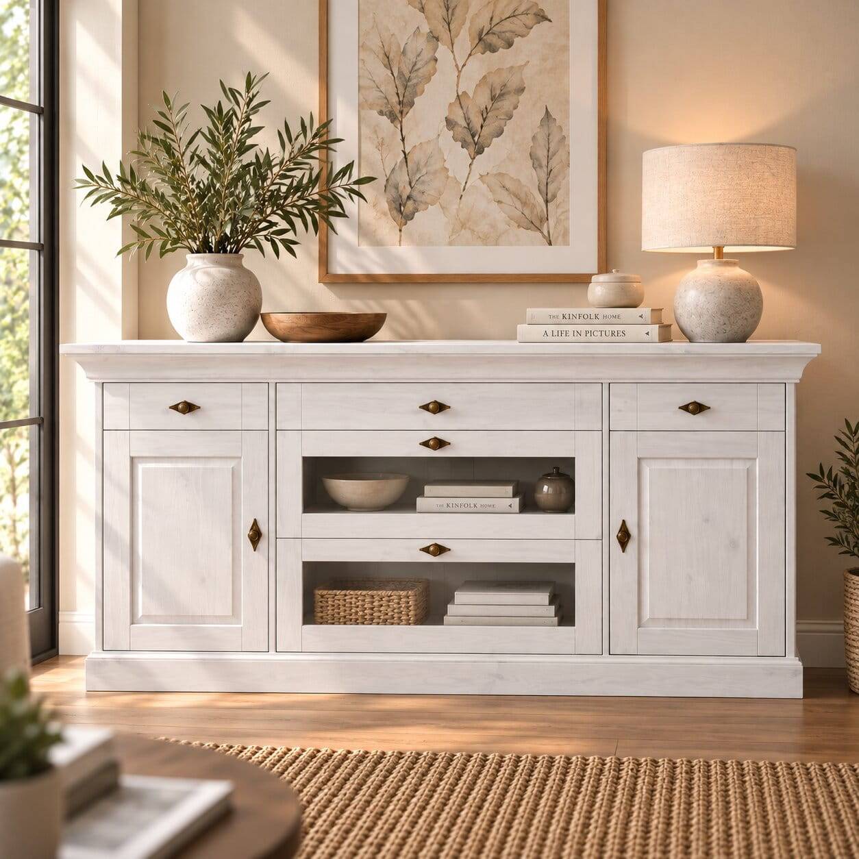 Sideboard Satumare im skandinavischen Landhausstil