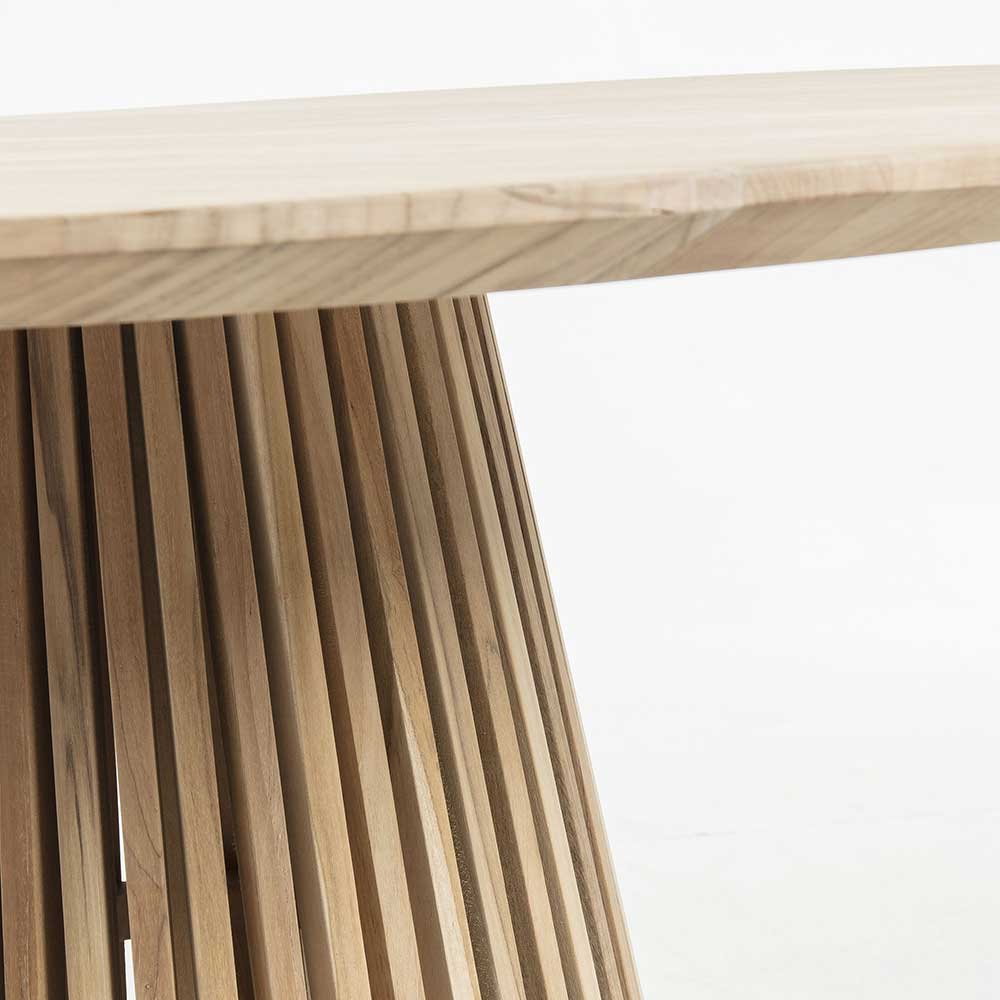 Ausgefallener Esstisch aus Teakholz - Boxton