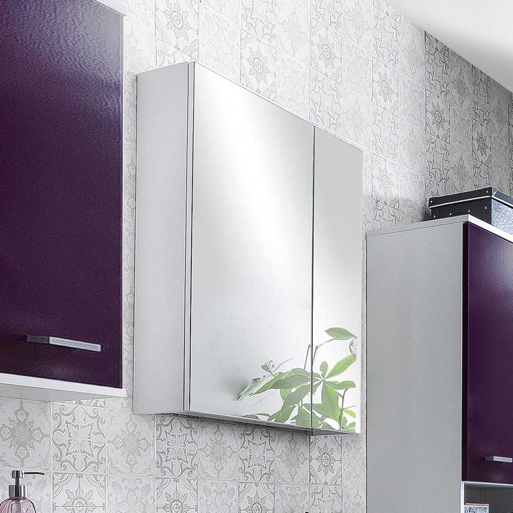 2-türiger Spiegelschrank ohne Beleuchtung - Metrioa