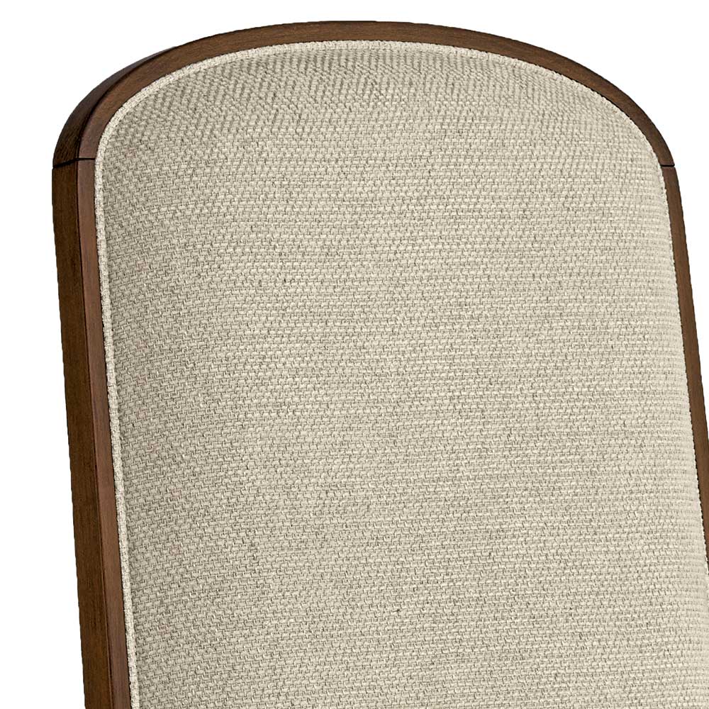 Polsterstuhl in Beige und Buche Braun - Kantasya