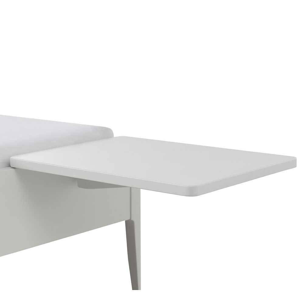 Weißes Bett in 140x200 aus MDF - Senore