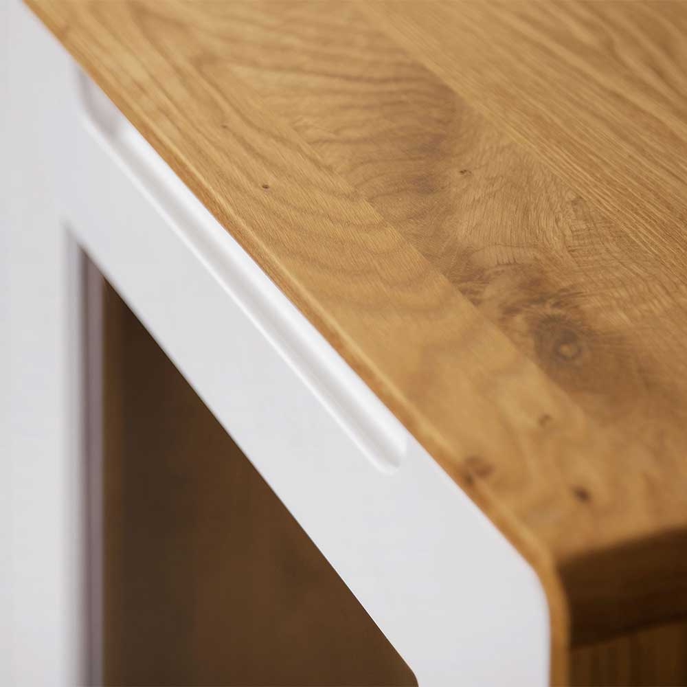90x109x40 Highboard mit Glas Türen & 4 Schubladen - Diesta
