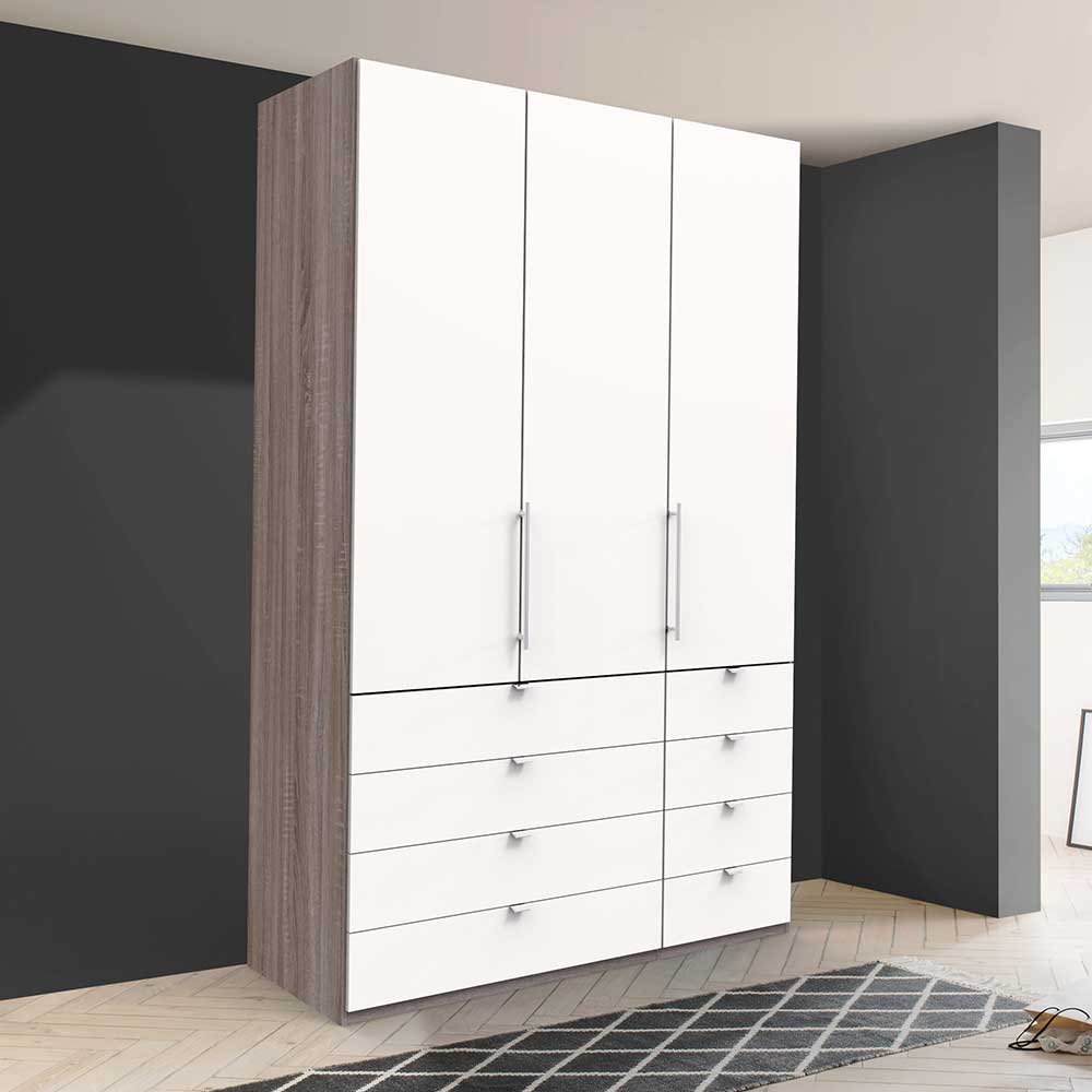 Kleiderschrank fürs Schlafzimmer mit zwei Türen - Tivierto