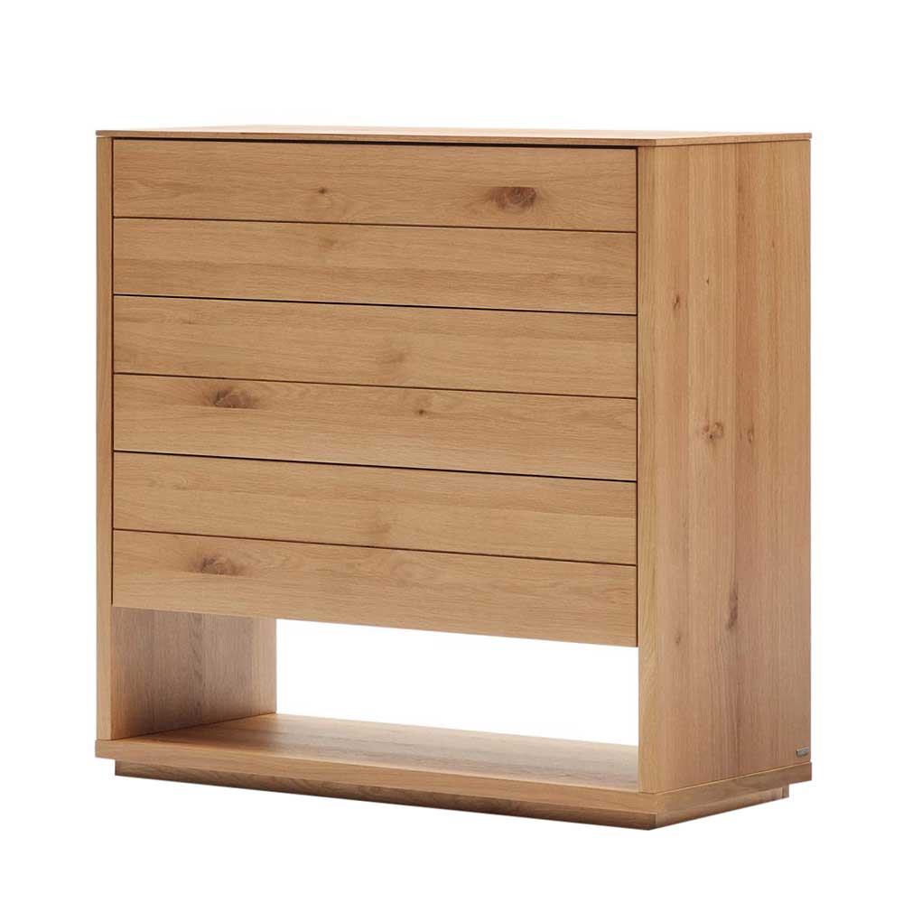 Moderne Kommode mit drei Schubladen und Fach - Algaro