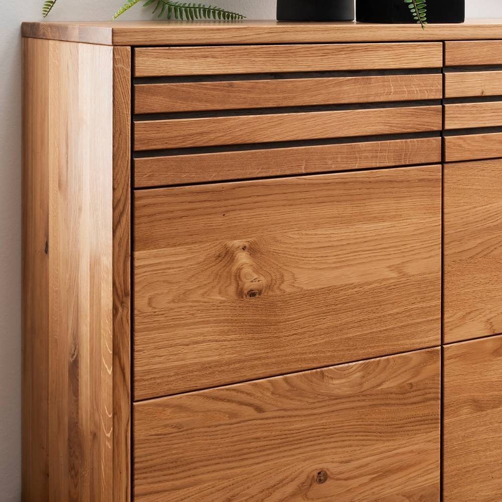 Wildeiche Sideboard aus Wildeiche Massivholz - Maxina