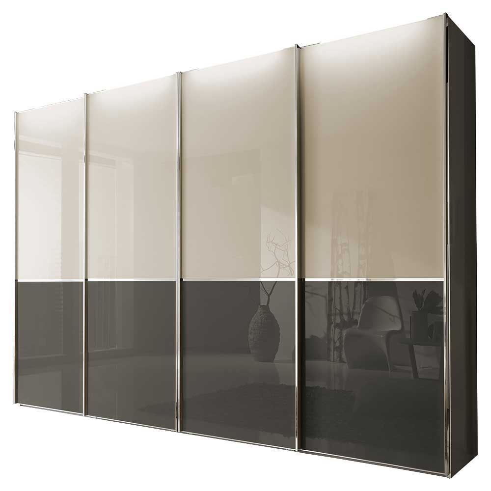 Schwebetüren Schlafzimmerschrank 300 cm breit - Tinaron