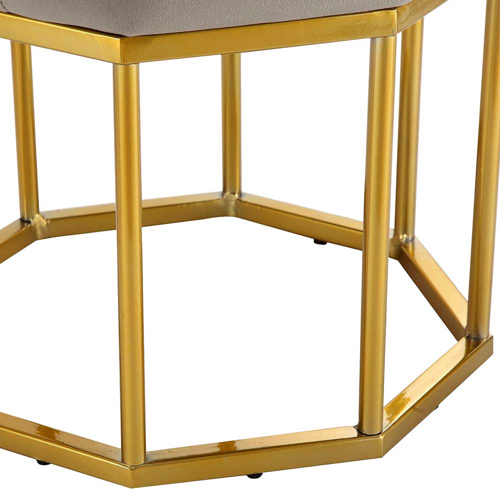 Polsterhocker in achteckiger Form - Lorossa