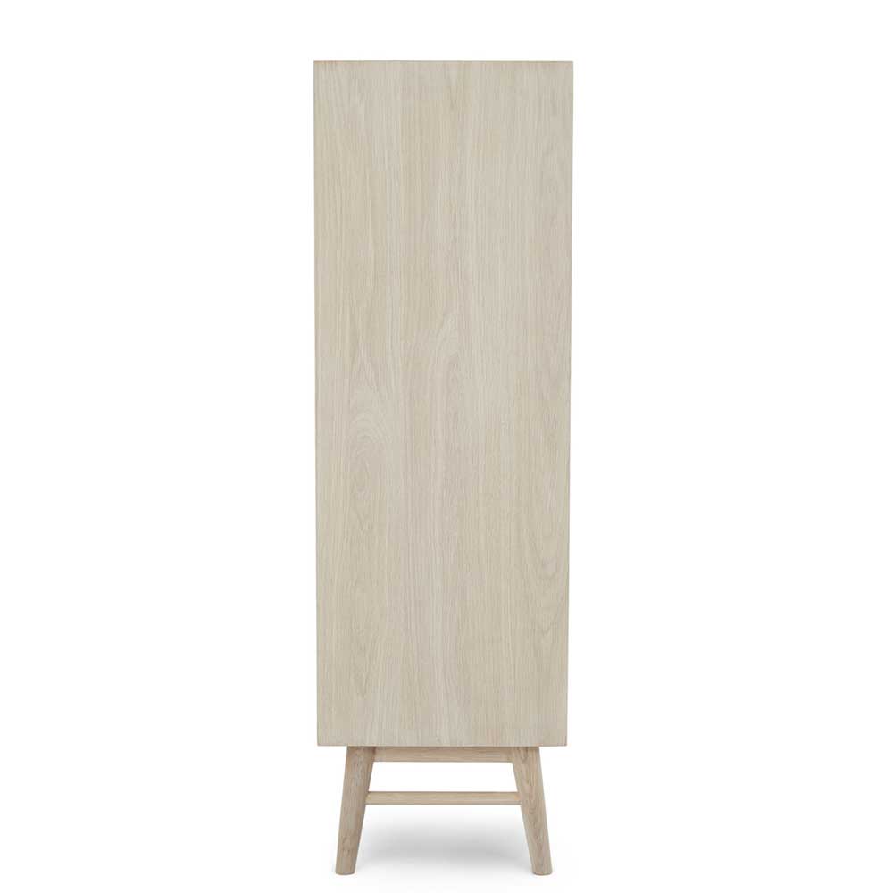 Skandi Highboard in Eiche Weiß - Lametla