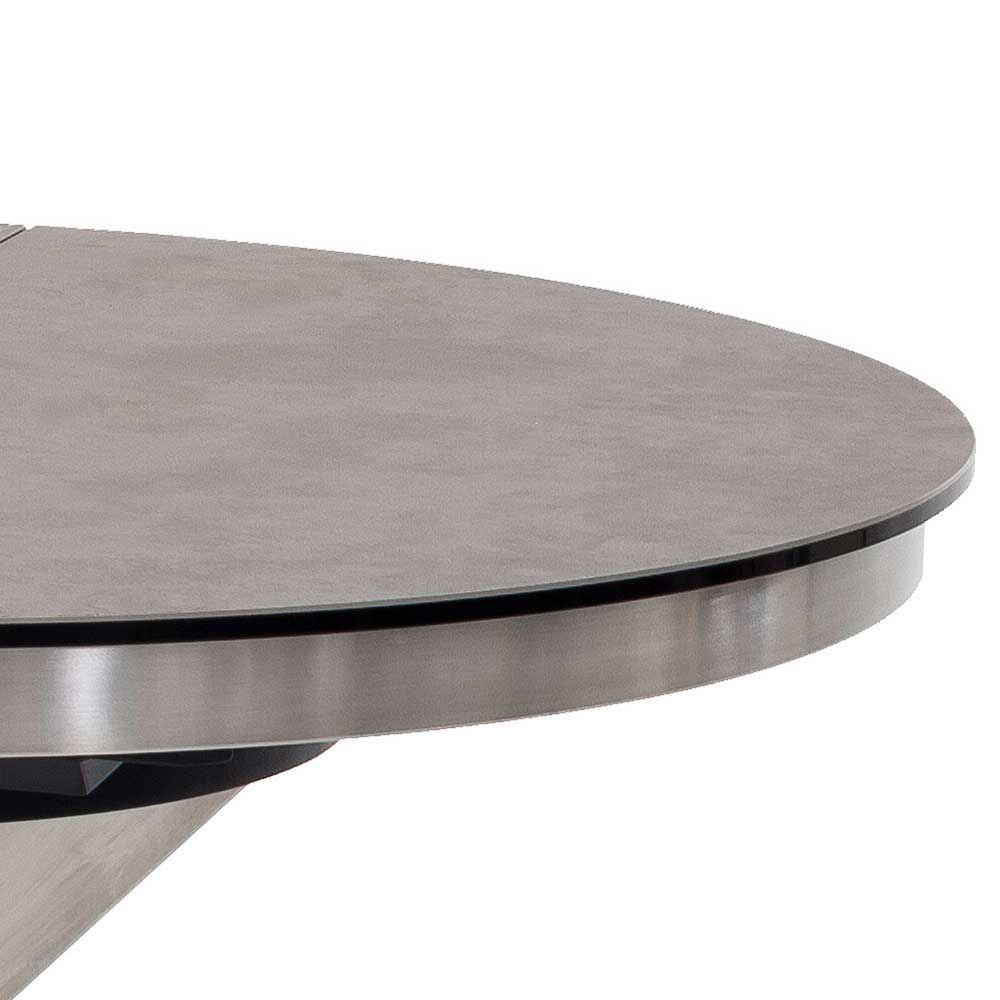 Runder Design Ausziehtisch aus Keramik - Rafu