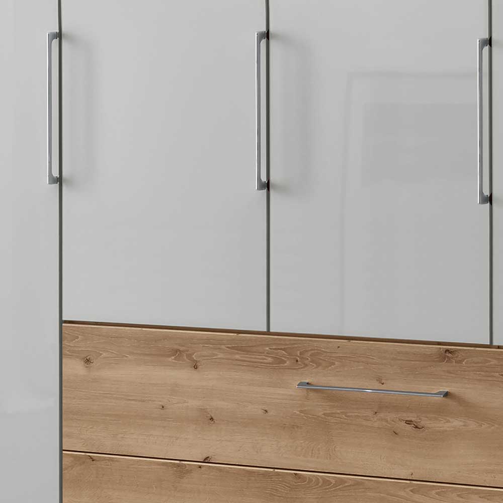 Moderner Schlafzimmerschrank mit zwei Schubladen - Icola