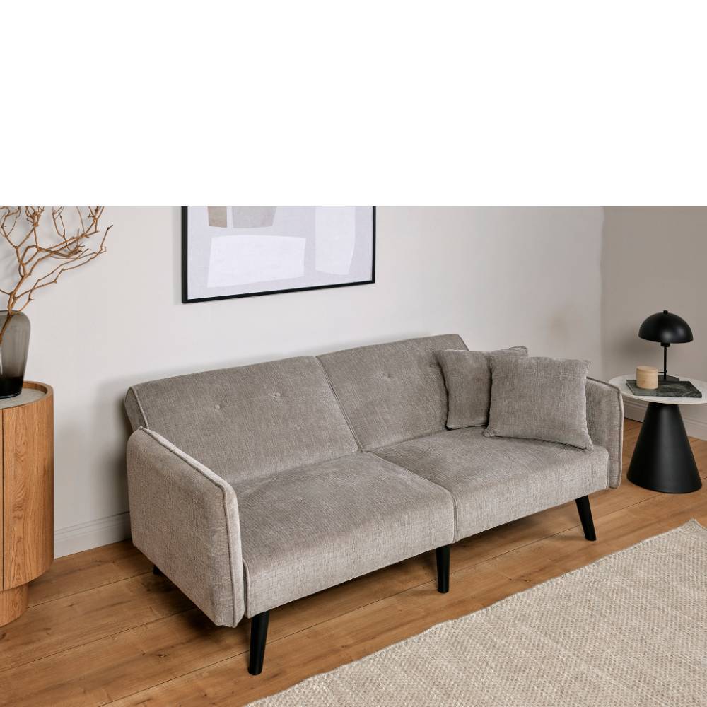 Schlafsofa in Grau Boucle - Girovi