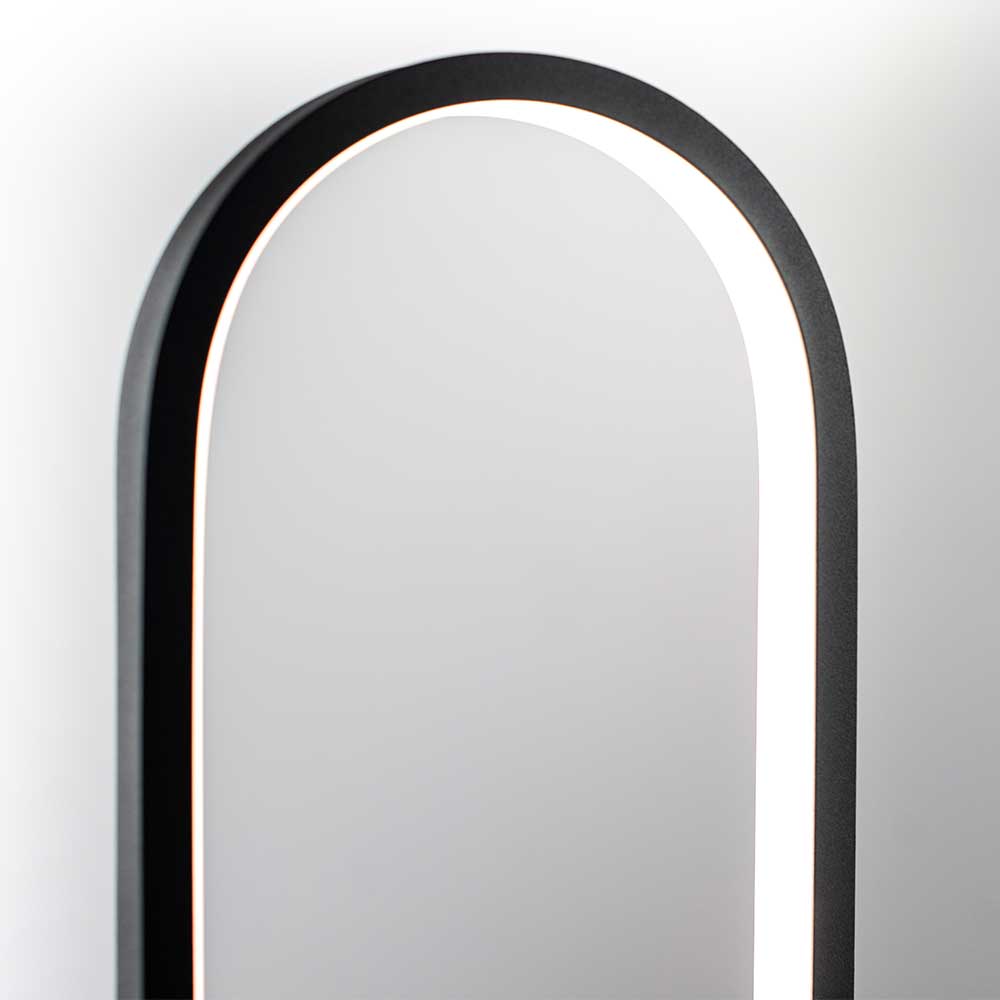 Design LED Stehleuchte im Ring Design oval - Finigrano