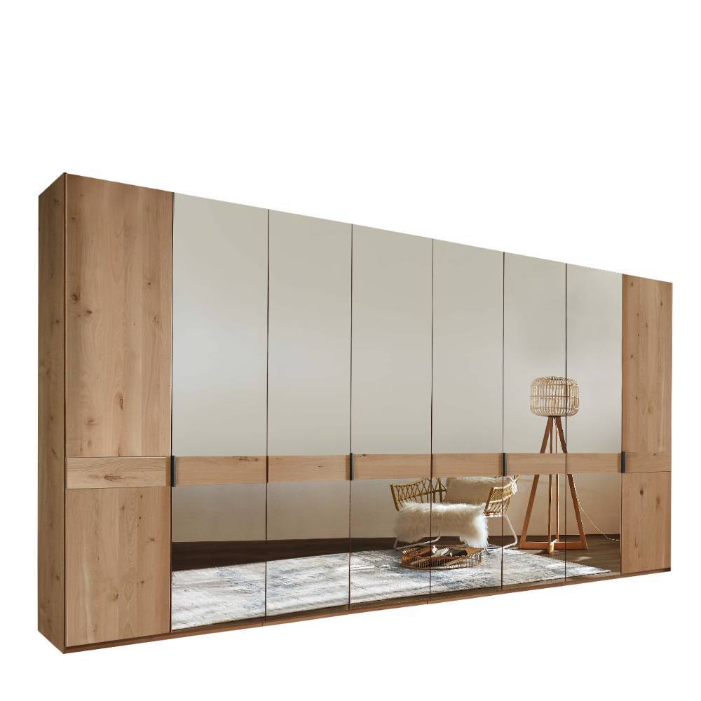 XXL-Schlafzimmerschrank mit sechs Spiegeltüren - Yanicas