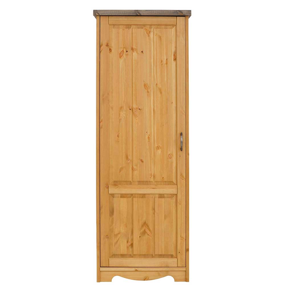 69x190x37 1-türiger Garderobenschrank massiv - Ostanzia