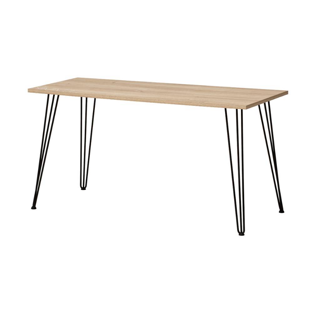 Design-Schreibtisch in Weißeiche Holzoptik - Danascov