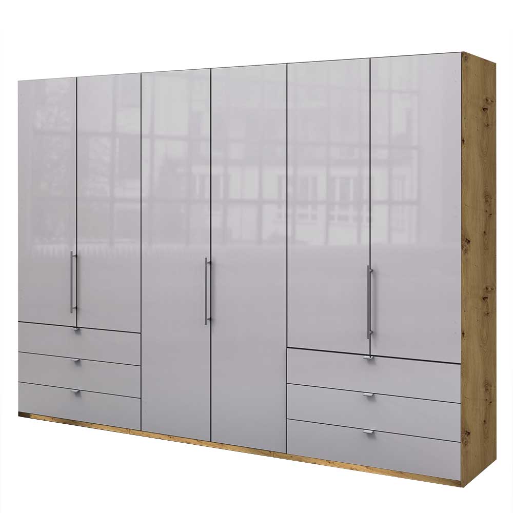 Schrank mit 3 Falttüren & 6 Schubladen - Soestica