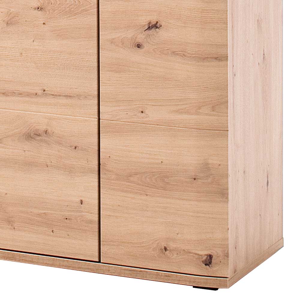 120x134x37 cm Highboard mit drei Türen - Vecenda