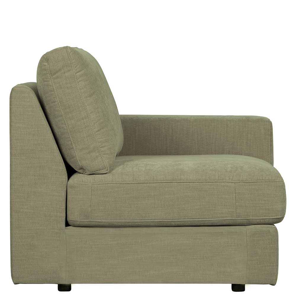 Modulare Couch - Endelement mit Armlehne rechts - Perconia