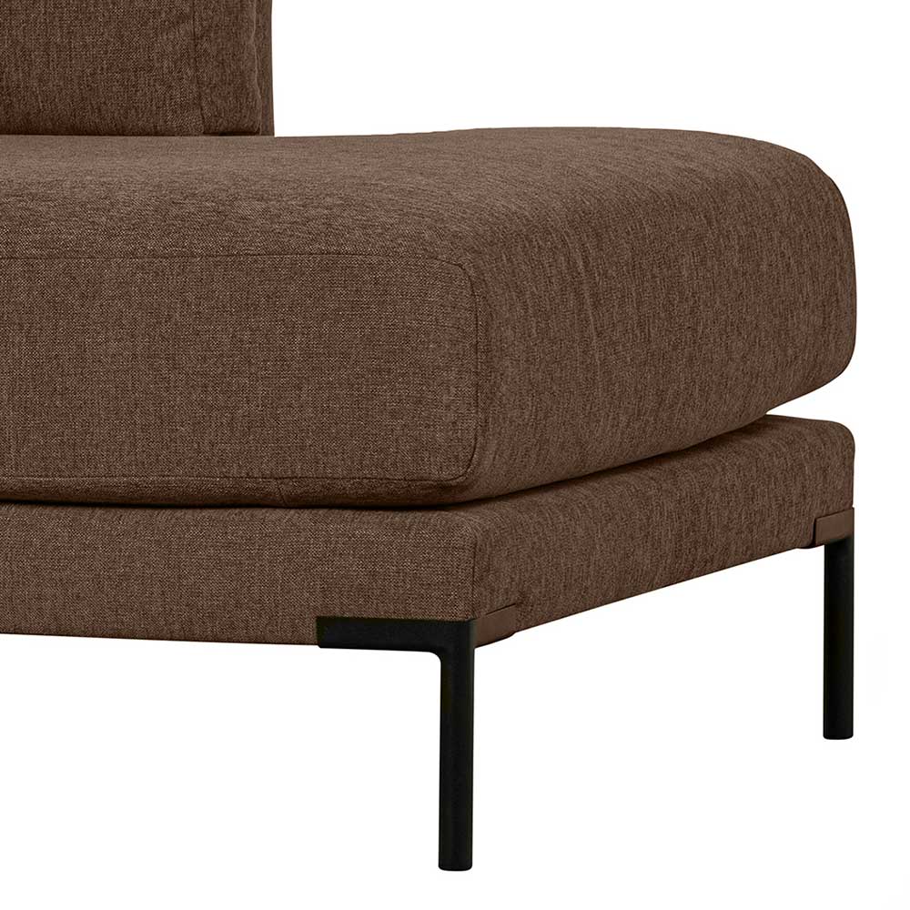 Linkes Lounge-Element in Braun - Ravonia