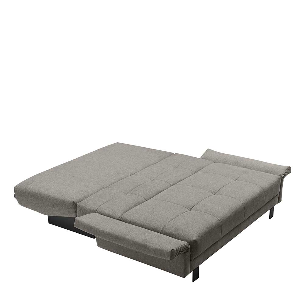 Faltsofa in Grau Stoffbezug - Ominikana