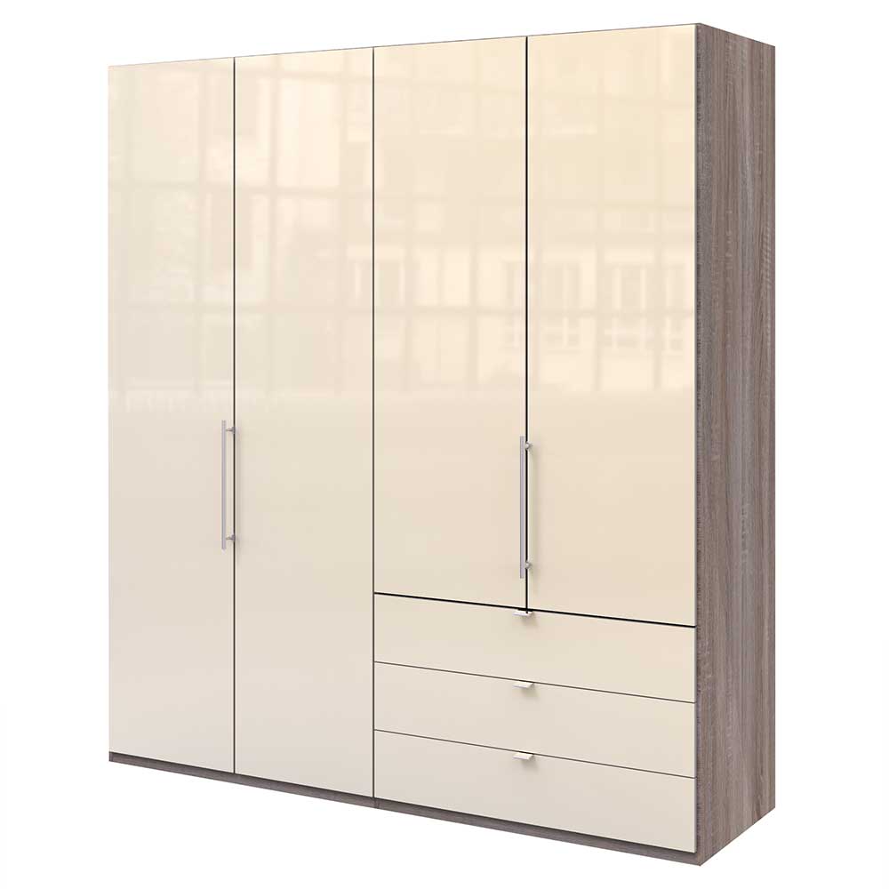2m Kombi-Kleiderschrank mit 2 Gleittüren - Premuda