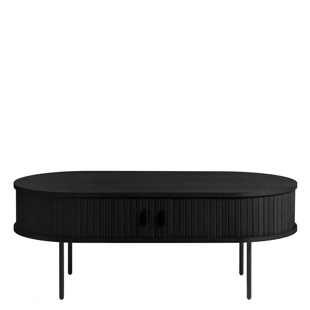 120x45x60 Ovaler Couchtisch im Skandi Design - Venutura