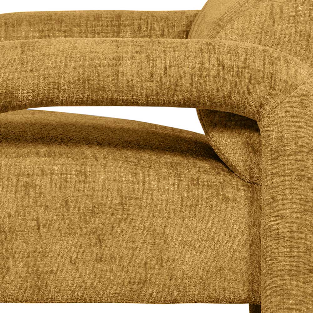Polstersessel in tollem Design aus Samt - Asta