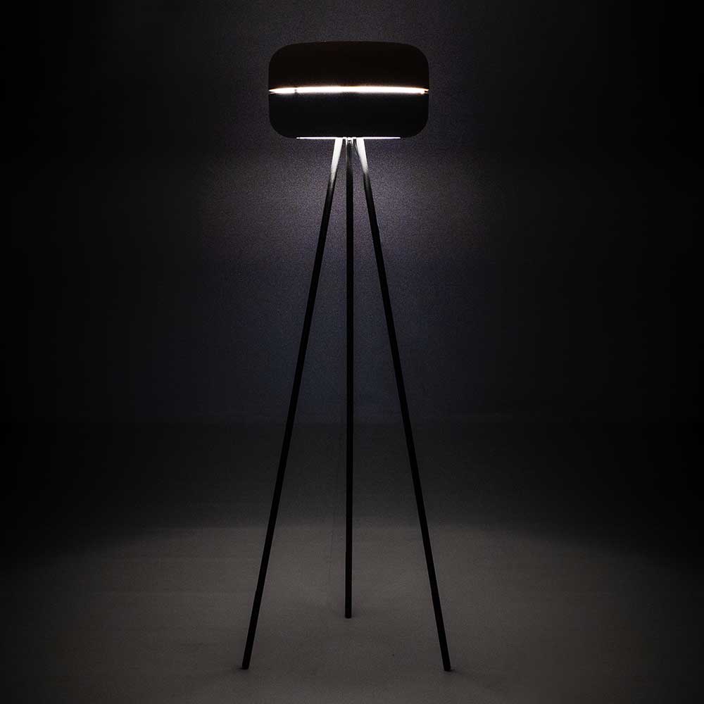 Stehlampe in Rosa & Grau Metall - Corretto