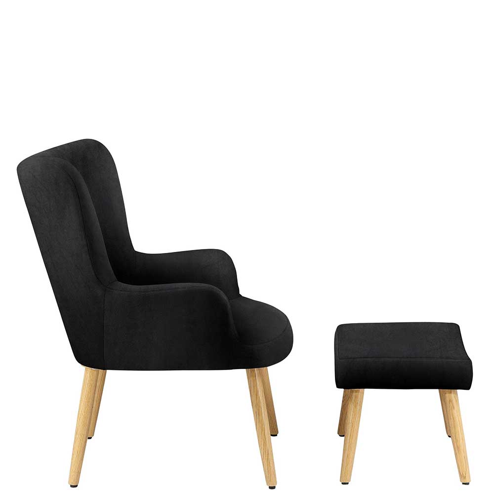 Moderner Sessel mit Hocker - Daylight (zweiteilig)