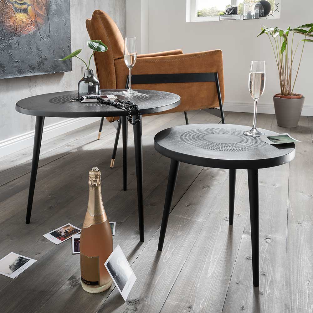 3 Bein Beistelltisch aus Metall - Prasido