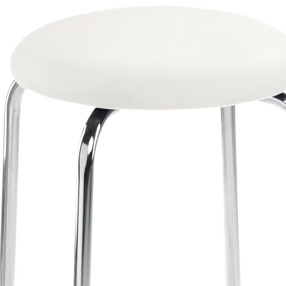Runder Hocker mit 48 cm Sitzhöhe - Vinda