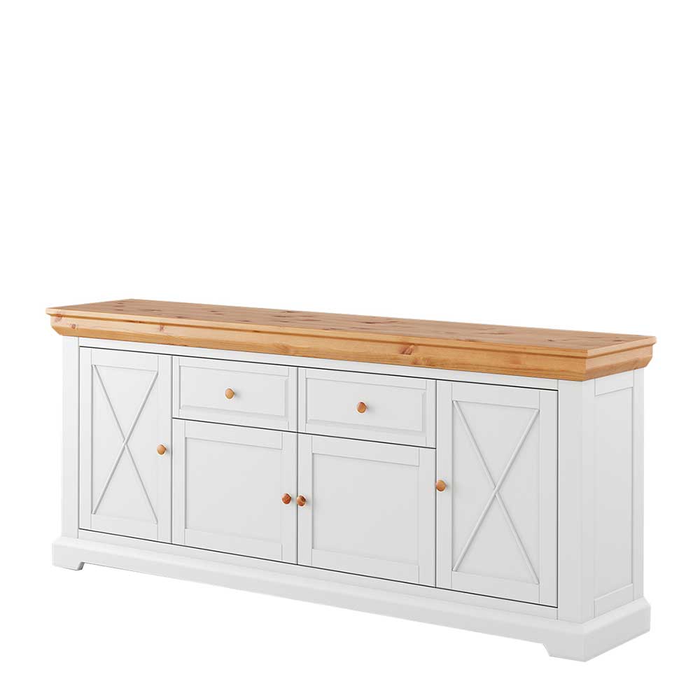 Sideboard im Landhaus Look - 200 cm breit - Saluts