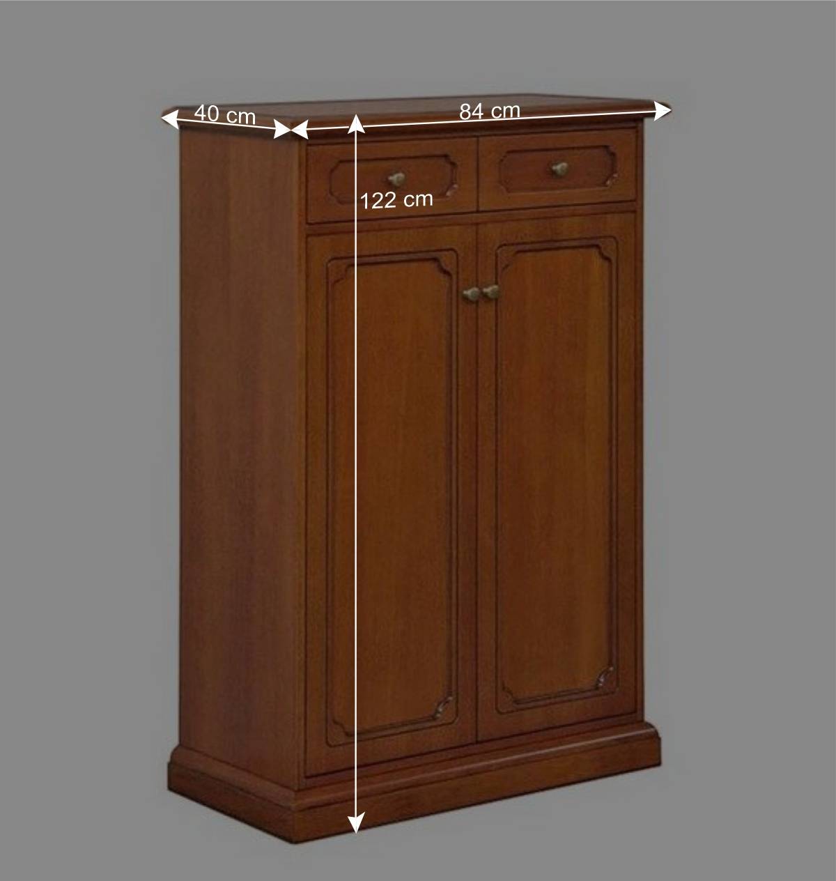 Schuhschrank in Nussbaumfarben - Kimms